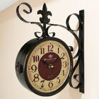 Relógio Estação De Trem Dupla Face Parede Paris Manufacture