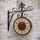 Relógio Estação De Trem Dupla Face Parede Paris Manufacture