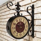 Relógio Estação De Trem Dupla Face Parede Paris Manufacture