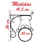 Relógio Estação Dupla Face France Paris Retrô Preto Em Metal