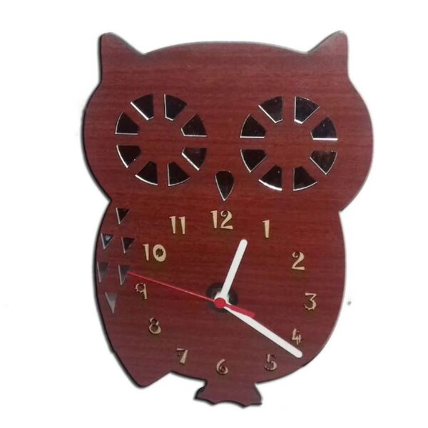 Relógio Infantil De Parede Para Sala Em Mdf