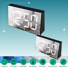 Relógio Led Digital De Mesa Com Espelho