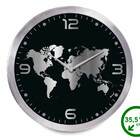 Relogio Mapa Mundi Parede 35 5 Cm