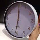 Relógio Parede Home&co Plástico 30x30x4cm Branco