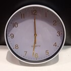 Relógio Parede Home&co Plástico 30x30x4cm Branco