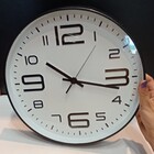 Relógio Parede Home&co Plástico 30x30x4cm Preto