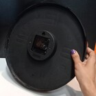 Relógio Parede Home&co Plástico 30x30x4cm Preto