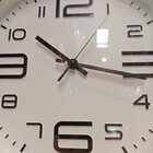 Relógio Parede Home&co Plástico 30x30x4cm Preto