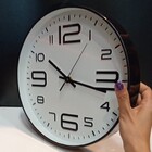 Relógio Parede Home&co Plástico 30x30x4cm Preto