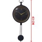 Relógio Parede Pêndulo Movimenta Decorativo Romano Moderno
