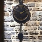 Relógio Parede Pêndulo Movimenta Decorativo Romano Moderno