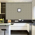 Relógio Parede Quadrado Moderno Preto 23 Cm Herweg 6145-34