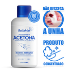 Removedor De Esmaltes 80ml P/ Unhas Base Acetona Bella Max