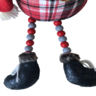 Rena Divertida De Tecido Xadrez Sentada 37 Cm