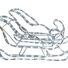 Rena E Trenó Iluminado Led Enfeite Natal Grande Para Jardim 1