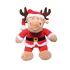 Rena Em Pelúcia Com Roupa Papai Noel 45x30x19cm 1026316