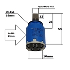 Reparo Cartucho Monocomando Docol 25mm Bistro Kira Doc - 0063