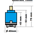 Reparo Cartucho Monocomando Fabrimar Civic Loft Concept - 031