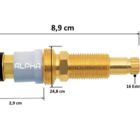 Reparo Completo Registro Chuveiro Padrão Deca Castelo Amarelo