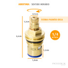 Reparo De Torneira 1/4 De Volta M22 Estria Padrão Deca Azul