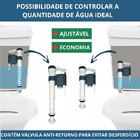 Reparo Mecanismo Entrada Caixa Acoplada Universal/monobloco