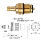 Reparo Mvs Para Torneiras Forusi Bujão Curto Small 3/8x22mm M