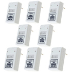 Repelente Eletrico Dengue Mosquitos Barata Rato Inseto Kit 8