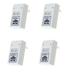 Repelente Eletrico Kit 4 Uni Dengue Mosquitos Barata Rato Ins