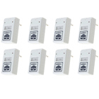 Repelente Eletronico Kit 8 Uni Anti Inseto Rato Barata Praga