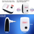 Repelente Eletrônico Portátil Sonoro Espanta Mosca Insetos