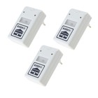 Repelente Eletronico Ultrassonico Kit 3 Uni Barata Rato Inset