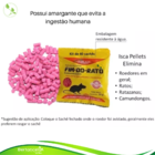 Repelente Fim Do Rato Ratoeira Veneno Girassol Rosa Em Saches