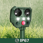 Repelente Solar Ultrassonico Ajustavel Afasta Pragas Aves Rat