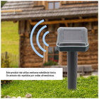 Repelente Solar Ultrassonico Pragas Roedores Cobra Rato Jardi