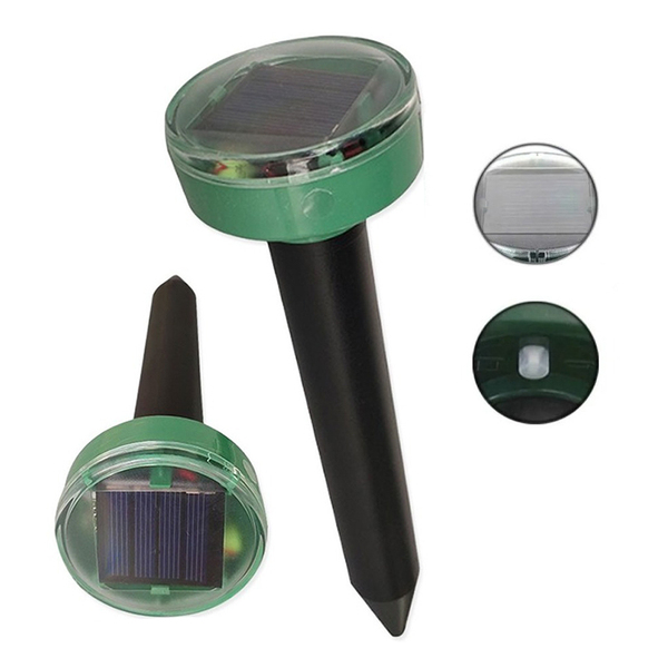 Repelente Solar Ultrassonico Roedores Praga Inseto Mosquito R