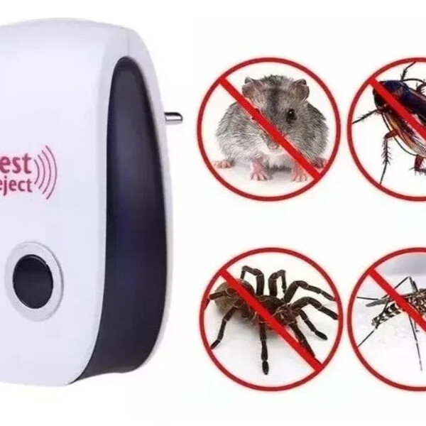 Repelente Ultra Sonico Mosquito Barata Ratos Aranhas Pulgas