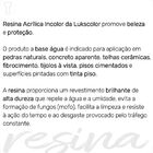 Resina Acrilica Lukscolor Incolor Base Agua 3,2l