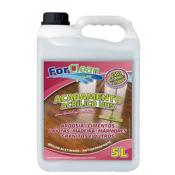 Resina Acrílica Para Pisos: 5 Litros -   Interno E Externo