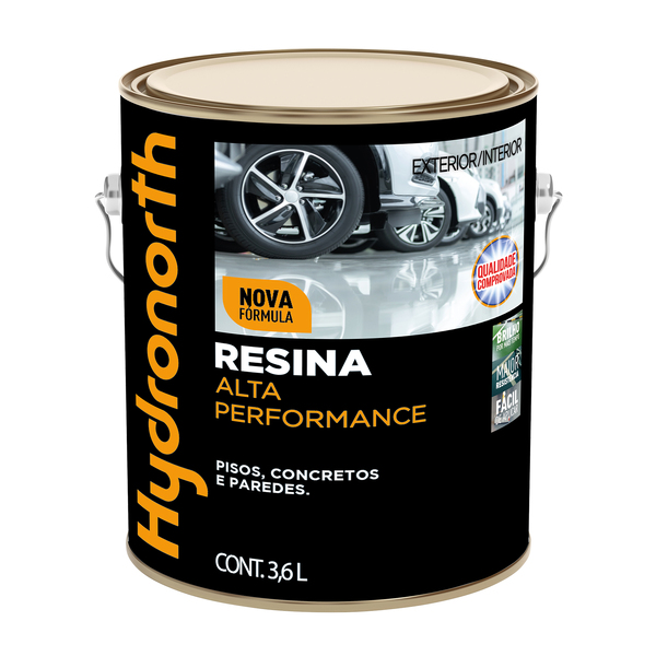 Resina Alta Performance Brilhante Cinza 202 3,6L Hydronorth