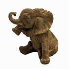 Resina Dourada - Elefante Veludo Lágrima P