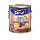 Resina Impermeabilizante Grafite 3,6L Coral Proteção Sol e Chuva.