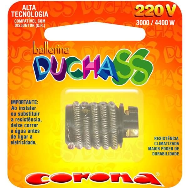 Resistência Ballerinapara Ducha 220v 4400w Corona