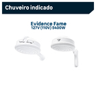 Resistência para Chuveiro 127V (110V) 5400W Evidence Fame