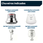 Resistência para Chuveiro 220V 5700W Lorenducha, Tradição e Jet Set 4 Lorenzetti