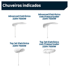 Resistência para Chuveiro 220V 7500W Advanced Eletrônica Lorenzetti