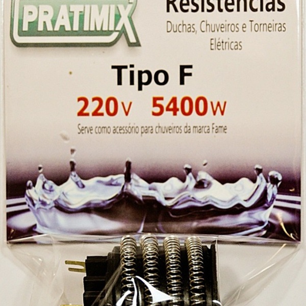 Resistencia Ducha 3t Fame 220v 5400w Pratimix Fa0255