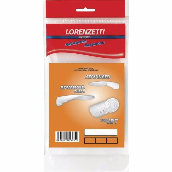 Resistência Lorenzetti Ducha Advanced Turbo E Top Jet Multite