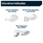Resistência para Chuveiro Elétrico 220V 7500W Rivier, Rivier Plus e Thor Equation