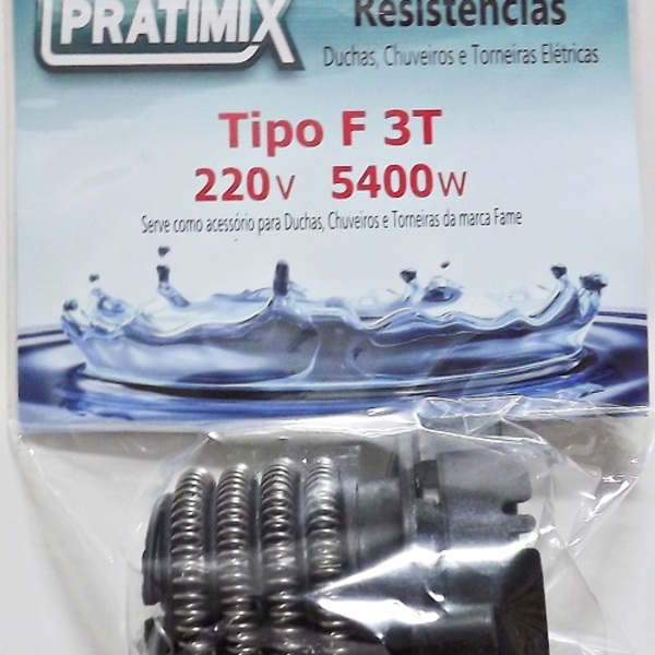 Resistencia Super Ducha Fame 3t 5400w 220v Pratimix Fsd0254
