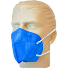 Respirador Pff2 Sem Válvula Alta Filtragem Azul Deltaplus Ca